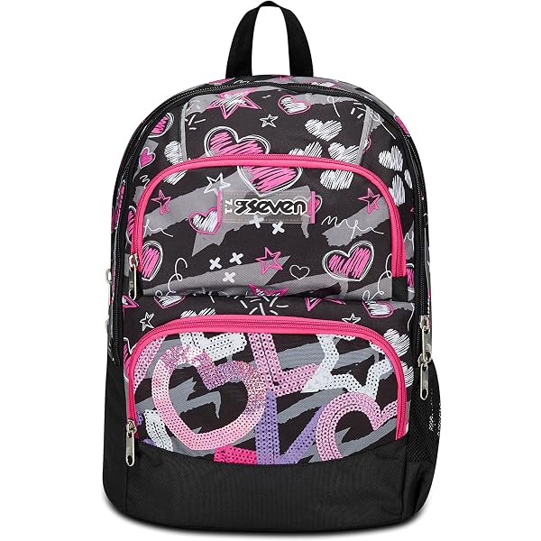 Seven Portapenne Scuola Round Plus Big, Viola Fucsia, Con Organizzazione Interna Per Penne e Matite, Accessori Zaino Scuola, Scuola Media e Superiore, Ragazzo