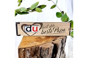 GENERISCH Papa Geschenk - Du bist der beste Papa der Welt - Schokoriegel Geschenkbox inkl. Duplo - Geschenk für Papa, Bester Papa, Geschenk Papa, Geschenke für Papa, Vater, Geburtstagsgeschenk für Papa