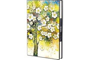 ZXHQ Journal intime en marbre pour filles avec serrure, mot de passe caché, journal de voyage, couverture rigide, cuir, A5, ligné, bleu (8,5 x 5,9 pouces) Style 5