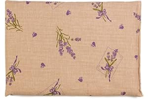 GIRAFFENLAND Cuscino termico - Semi di lino - Fiore romantico - 30x20cm - Terapia caldo e freddo