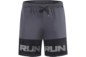 FELiCON Shorts Deportivos para Correr para Hombre Core Training Workout Gym Joggers Shorts para Hombre Classic Fit Summer Casual Shorts Ligeros y Transpirables con Bolsillos