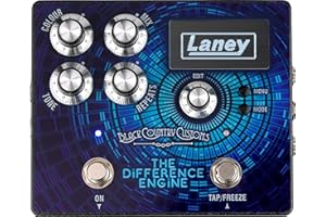 Laney Amplification BCC-TDE Stereo Delay Pedal, Multi-Mode Digital Effects, 2500ms Delay Time