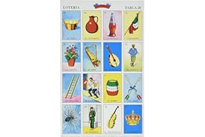 Autentica LOTERIA Mexican Bingo Set 20 Tablets Colorful and Educational! by Natorytian