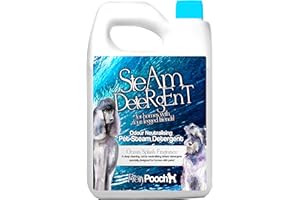 Pretty Pooch Pet Steam Detergent for Steam Mops (5 Litres, Ocean Splash Fragrance) - Kills 99.9% of Bacteria, Neutralises Stinky Odours & Leaves Floors Gleaming!