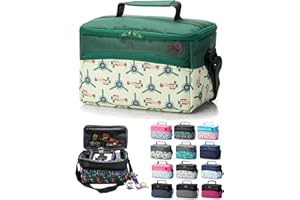 BambiniWelt by Rafael K. Sac pour cubes auditifs [Sac pour Toniebox et Tigerbox Touch] Rangement pour figurines auditives Tonies Kit de démarrage Sac de transport Sac de transport réglable avec