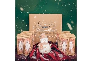 Herbis Natura | Calendario dell'Avvento biologico 2023-24 sorprese per amanti del tè e delle erbe | Calendario dell'Avvento di alta qualità | 24 miscele di tè | 100% ingredienti naturali