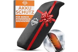 WHEELOO Ebike ochrona akumulatora do Bosch Powerpack 300/400/500 CX Performance Active-Line I zwiększony zasięg, etui ochronne na akumulator przed zimnem i zabrudzeniami, osłona roweru elektrycznego