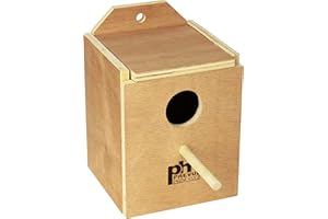 PH PREVUE HENDRYX Prevue Pet Products BPV1101 Wood Inside Mount Nest Box for Birds, Finch