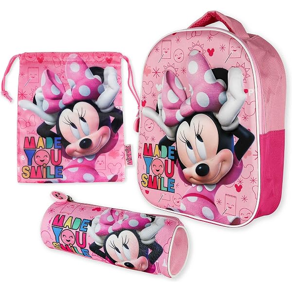 Mochila 3D Minnie Mouse modelos surtidos Mochila 3D Minnie Mouse modelos surtidos