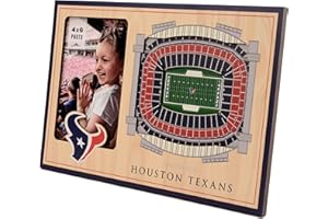 YouTheFan NFL Houston Texans 3D StadiumViews Bilderrahmen, Braun, 30,5 x 20,3 cm