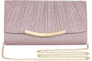 Asvert Pochette Soiree Femme, Pochettes et Clutches Femme, Sac de Soirée, Pochette Sac a Main Femme, Pochette Mariage en Bandoulière Chaîne Démontable, Sac à Main pour Mariage, Fete, Voyage, Boule