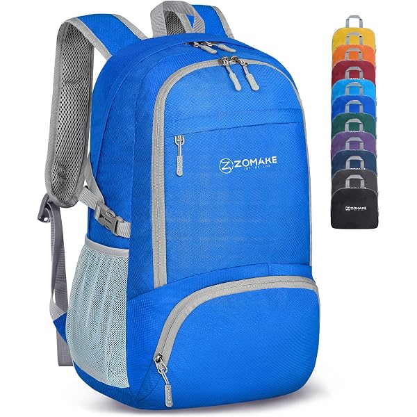Sac à Dos Pliable Ultraléger Cozary 28L – Imperméable, Pour Randonnée, Sport Et Voyage