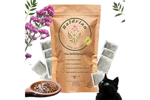 10 Nachfüllpads mit Baldrian für Katzen – 100 % natürliche Kräuter zum Nachfüllen von Katzenspielzeug & Kissen – Beruhigend & handgemacht in Deutschland