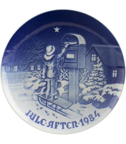 Piatto Thun Natale Piatto Di Natale Bing & Grondahl 1962 - Originale, Prima Scelta, Porcellana Decorata A Mano Piatti Natale - 9