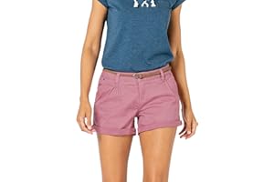 Sublevel Damen Kurze Hose Stretch-Shorts mit Flecht-Gürtel