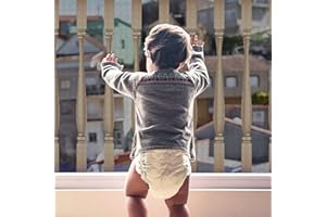 YIOMXHI Siatka ochronna dla dzieci, siatka ochronna dla dzieci, ogrodzenie balkonowe i schody, 300 x 90 H cm, solidna, regulowana, kratka bezpieczeństwa dla kota i zabawek, czarna