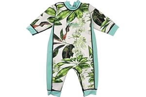 Aquajoy Warmsy – dwustronny kostium kąpielowy dla niemowląt klasy premium, wzór 2 w 1, bardzo ciepły niemowlę, niemowlę, noworodek i dzieci, kostium kąpielowy dla niemowląt, dla chłopca i dziewczynki, ciepły strój kąpielowy dla niemowląt