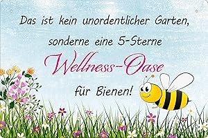 Geschenkeparadies 24 Blechschild 5 SterneWellness Oase
