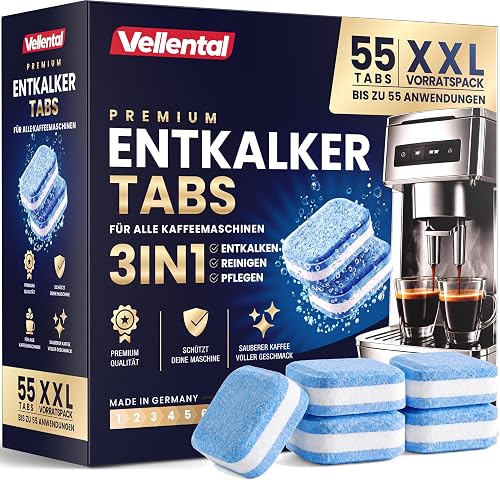 3-in-1 Entkalkertabletten, 55 Stück