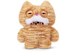 Fuggler Alley Cats 23 cm plyschleksak (stinkface) av ZURU – roligt fult monstermjukisdjur med människoliknande tänder, samlar