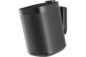 Mountson - Supporto a parete per Sonos One, One SL e Play:1 nero