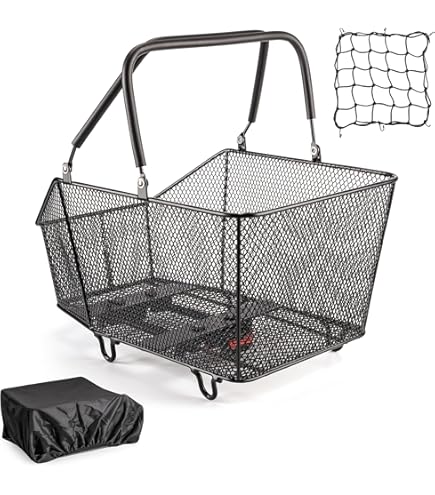 Basil Cento MIK Fietsmand, zwart, afsluitbaar MIK-systeem incl. weerbestendig, robuust, 21 liter volume, ideaal voor de bagagedrager en dagelijks gebruik Basil Cento MIK Fietsmand, zwart, afsluitbaar MIK-systeem incl. weerbestendig, robuust, 21 liter volume, ideaal voor de bagagedrager en dagelijks gebruik