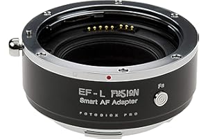 Fotodiox Pro Fusion Smart Adapter Compatible with Canon EOS (EF/EF-S) D/SLR Lenses on Panasonic and Sigma L-Mount Cameras
