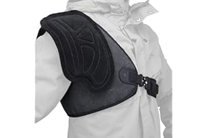 WAYNE'S DOG Escudo de campo ajustable para rifle, almohadilla de retroceso de camisa de tiro de cuero para caza y tiro con arco