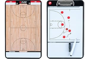 Pure2Improve Tablica taktyczna do koszykówki, 35 x 22 cm, P2I100620