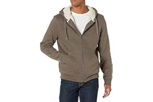 Amazon Essentials Felpa con Cappuccio e Cerniera Integrale in Pile Foderata in Sherpa Uomo