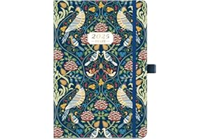 ARTFAN Diary 2025 - A5 Diary Week to View from January 2025 to December 2025, 2025 Diary with Pen Holder, Inner Pock, Banded, Premium Hardcover, 14.6 * 21.4 cm
