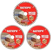 BATIOPV Circular Saw Blades 210 x 30mm TCT (48/60/100 teeth) for Cutting Wood, Plywood, Laminate, Plastic and Drywall