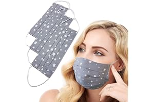 Lilind® Cloth Face Masks, Handmade Comfortable Gift, Breathable Soft Reusable and Washable Covering, 100% Cotton