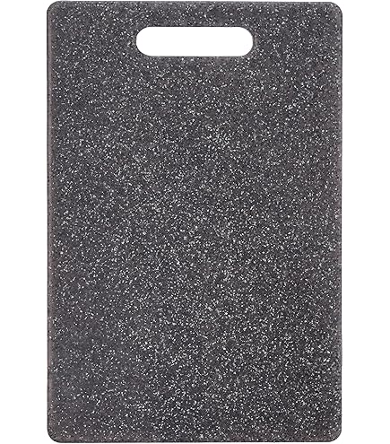 Chef Aid Rode Poly snijplank, multifunctioneel antislip oppervlak, gemakkelijk schoon te maken en vaatwasmachinebestendig met handvat, 35 x 25 cm, andere kleuropties beschikbaar