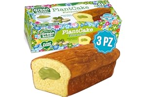Tris PlantCake al Pistacchio 3 x 400 gr - Dolce Vegano con Crema di Pistacchio, Senza Burro e Senza Uova, Dolce Vegan con Impasto al Lievito Madre, Made in Italy - Vegan With Love Italian Green Bakery