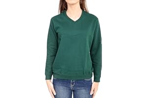 GW CLASSY OUTFIT GW CLASSYOUTFIT Girls Boys Kids Jumper Button Fleece Cardigans Shirts Crew Long Sleeve TOP Sweat Shirt School Uniform Pull Over Jumper Round/V- Neck School Uniform Ages 5-13