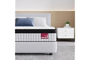 dosleeps King Size Mattress 5FT,9 Inch 9-Zone Orthopedic Mattress with Memory Foam & Pocket Springs and 3D Breathable Fabric- Motion Isolation (150x200x22cm)
