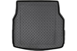 SMK Car Boot Liner Mat Fits Mercedes-Benz C-Class S203 2001-2007 Heavy Duty All Season Boot Mat Protects Against Dirt and Dirt