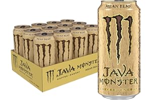 Java Monster, Mean Bean, 15 Ounce (Pack of 12)