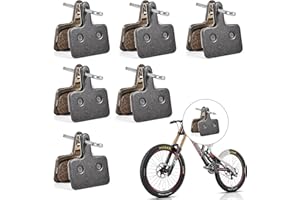 YQSIBTH Bike Brake Pads, 6 Pairs Resin Semi-metal Bicycle Disc Brake Pads Replacement, Ceramic Bicycle Disc Brake Pads Fit Best Tek Disc Brake Pads for Mountain MTB Ebike for M446.395.355.375 etc.