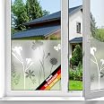 Fensterfolie Sichtschutz – Milchglas-Optik, Statisch Haftend, 30x200 Cm, UV-Schutz 90%