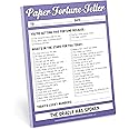 Knock Knock Paper Fortune Teller Nifty Note Pad - Oracle Gift Paper Fortune Teller Pad, 4 x 5.25-inches