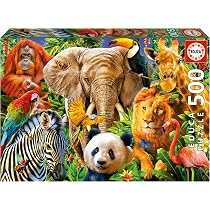 Educa 500-Piece Rainbow Unicorn Puzzle For Adults - Includes Glue, 48x34 Cm, Ages 11+ - View #10