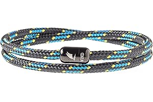 Wind Passion - Paracord Mens Bracelet - Bracelet for Women - Rope Bracelet String With Magnetic Clasp - Wrist Surfer Bracelet - Handmade Surfer Magnetic Bracelets - Sturdy & Waterproof