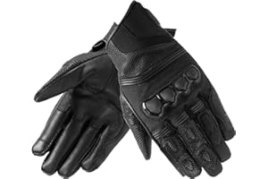 REBELHORN Skórzane rękawiczki Patrol krótkie czarne XL