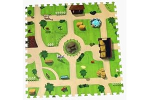 Brigamo Reiterhof Tapis de Puzzle Extensible à l'infini, testé Contre Les substances nocives