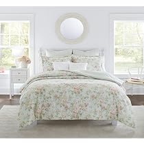 Laura Ashley Home Bettwäsche-Set Doppelbett – Wendbare Baumwoll-Bettwäsche Madelynn In Blau