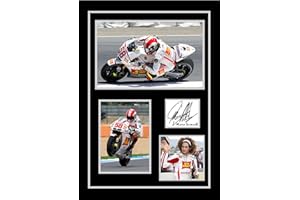 POSTER PRESENTS STUNNING QUALITY MARCO SIMONCELLI SIGNED/AUTOGRAPHED PHOTO