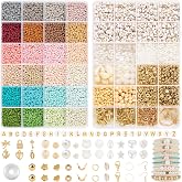 RUBY Beads for Bracelets 3mm Macaron Matte Glass Beads for Stringing Mini Beads Set for Christmas Bracelet Making Kit Holiday