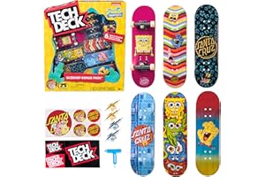 TECH DECK, Spongebob Sk8shop - Mini skateboard da collezione e personalizzabili, giocattoli per bambini dai 6 anni in su